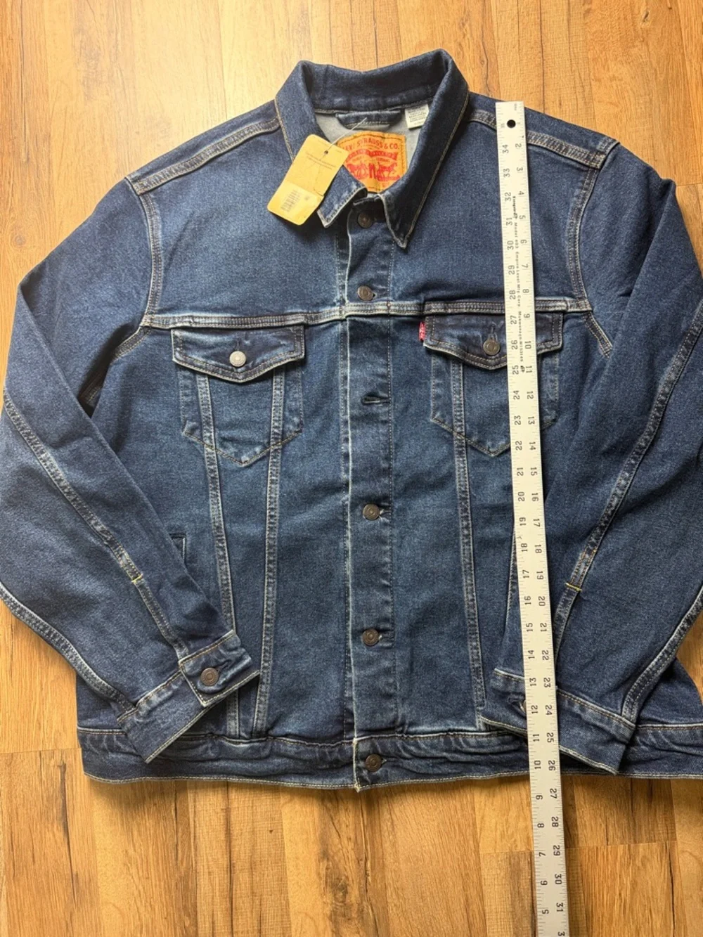 ❗️NWT❗️Men’s Levi's Denim Jacket - Classic Trucker Style Size XL - Picture 5 of 10